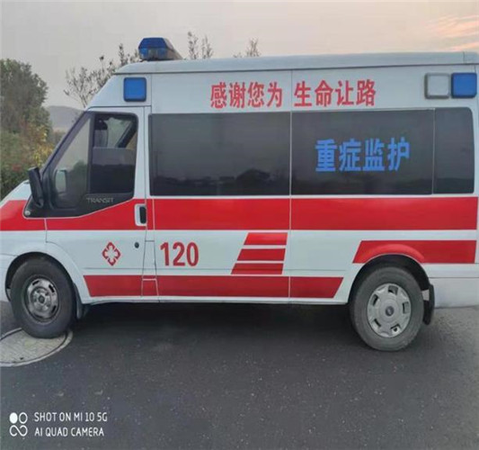 金银川路街道救护车出租服务案例3